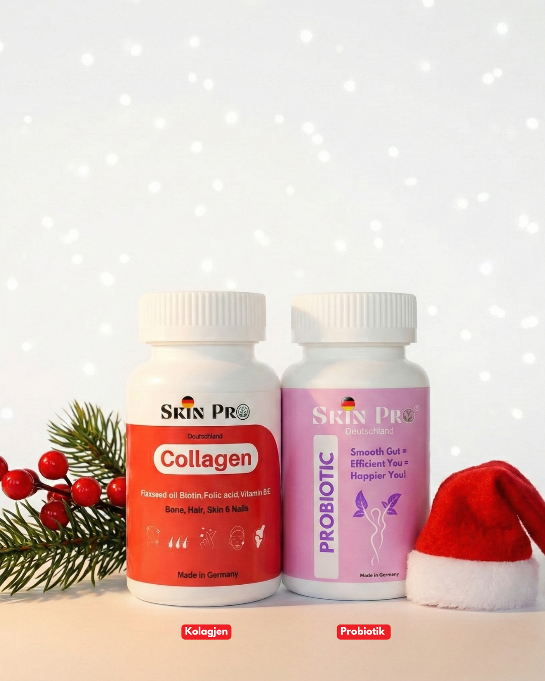 Suplement Kolagjen + Suplement Probiotik