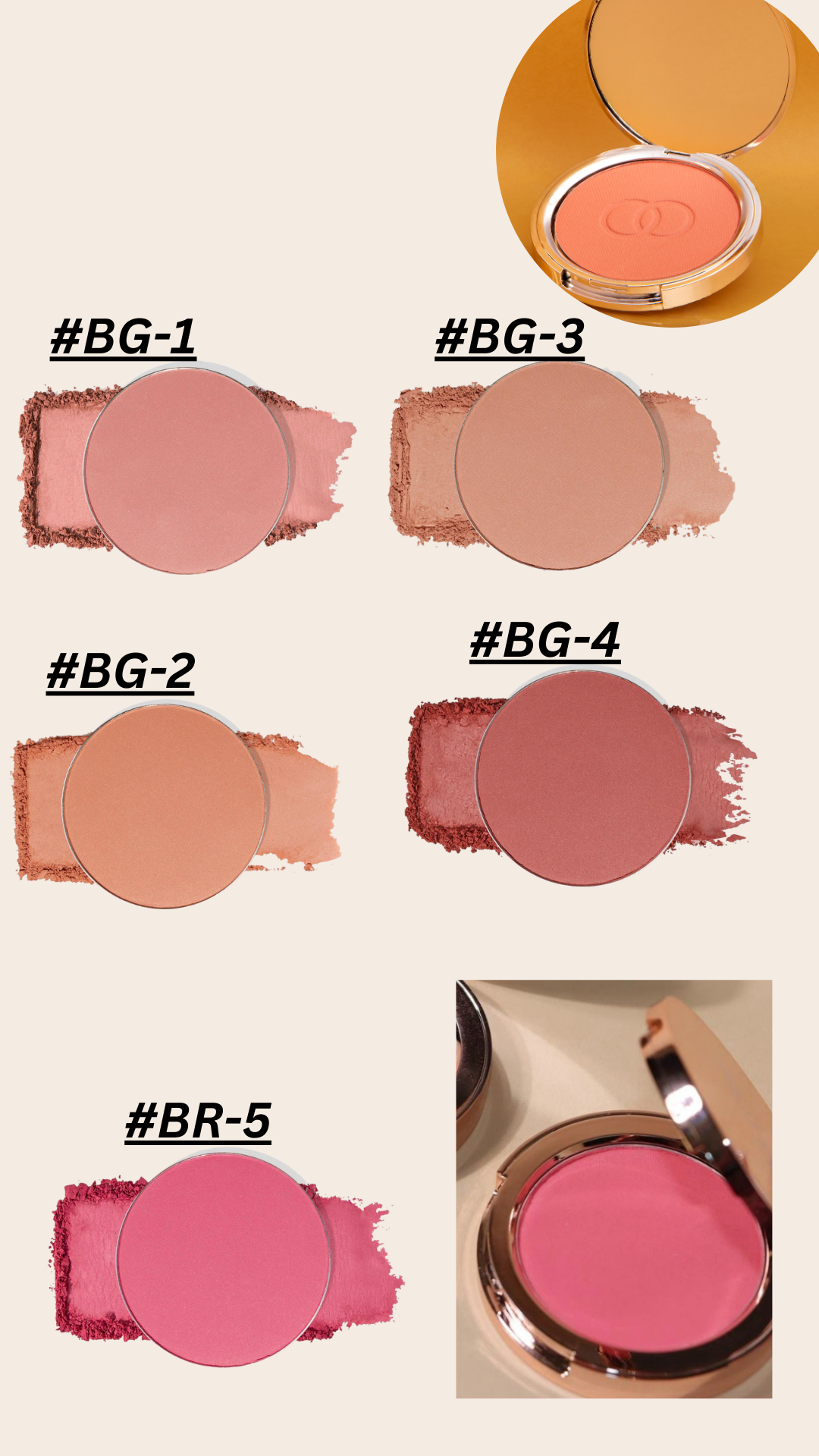 Blush - Pearl Powder (5 nuanca)
